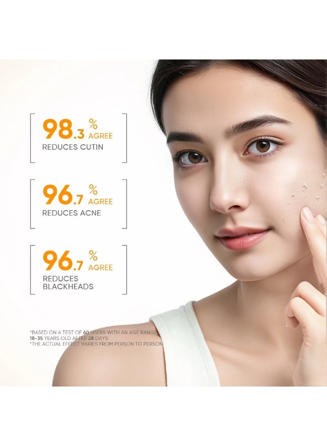 GMEELAN Skincare Set Orange Enzymes Exfoliating Brightening Gel 50g + Sea Buckthorn Gluta Whitening Lazy Cream 30g - Image 3